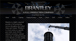 Desktop Screenshot of brantleysound.com