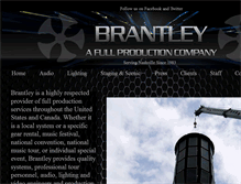 Tablet Screenshot of brantleysound.com